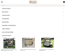 Tablet Screenshot of cartbarn.com